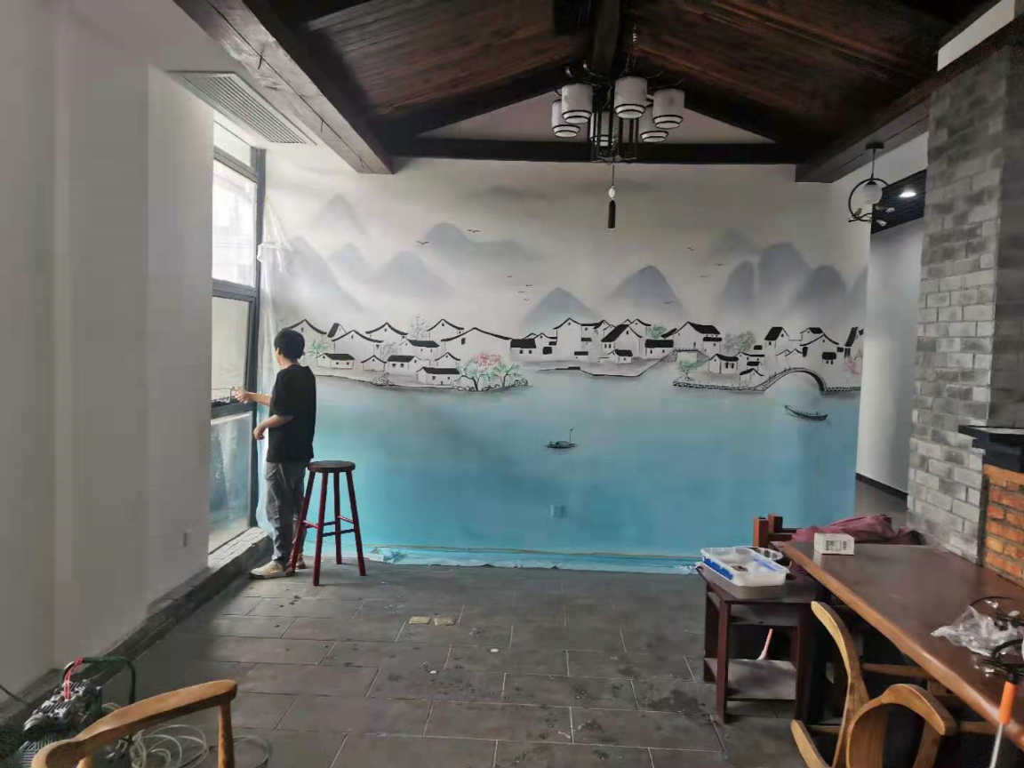 海口墙面手绘壁画公司